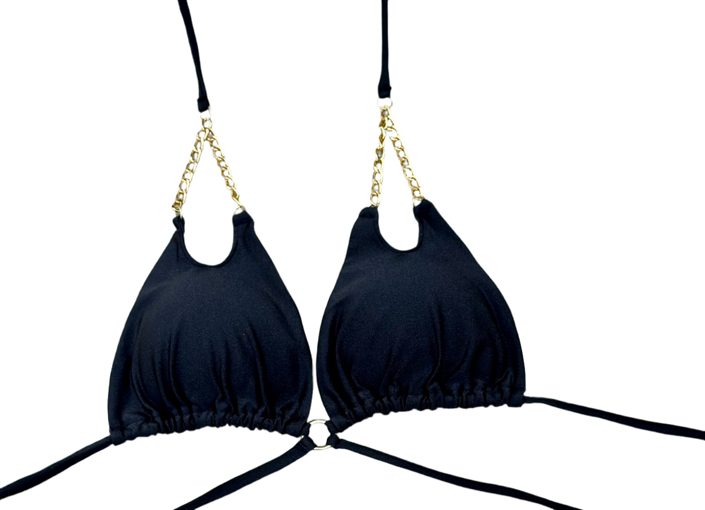 Black Myrtle Padded Top