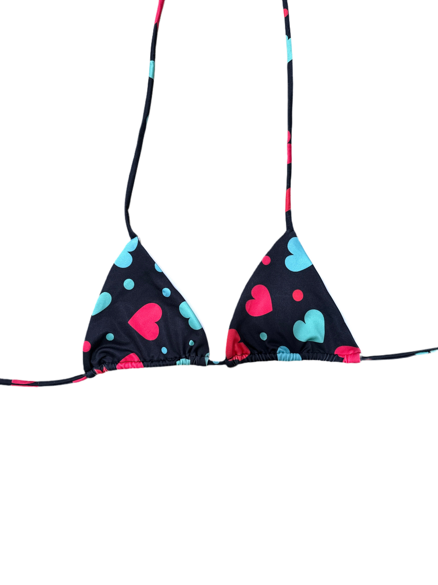 Owl Set - Non-Padded Triangle Top and Triangle Tie-Up Panties