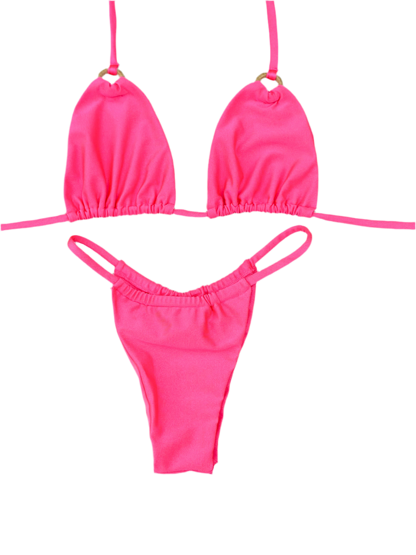 Malibu Pink Closed Triangle Panties