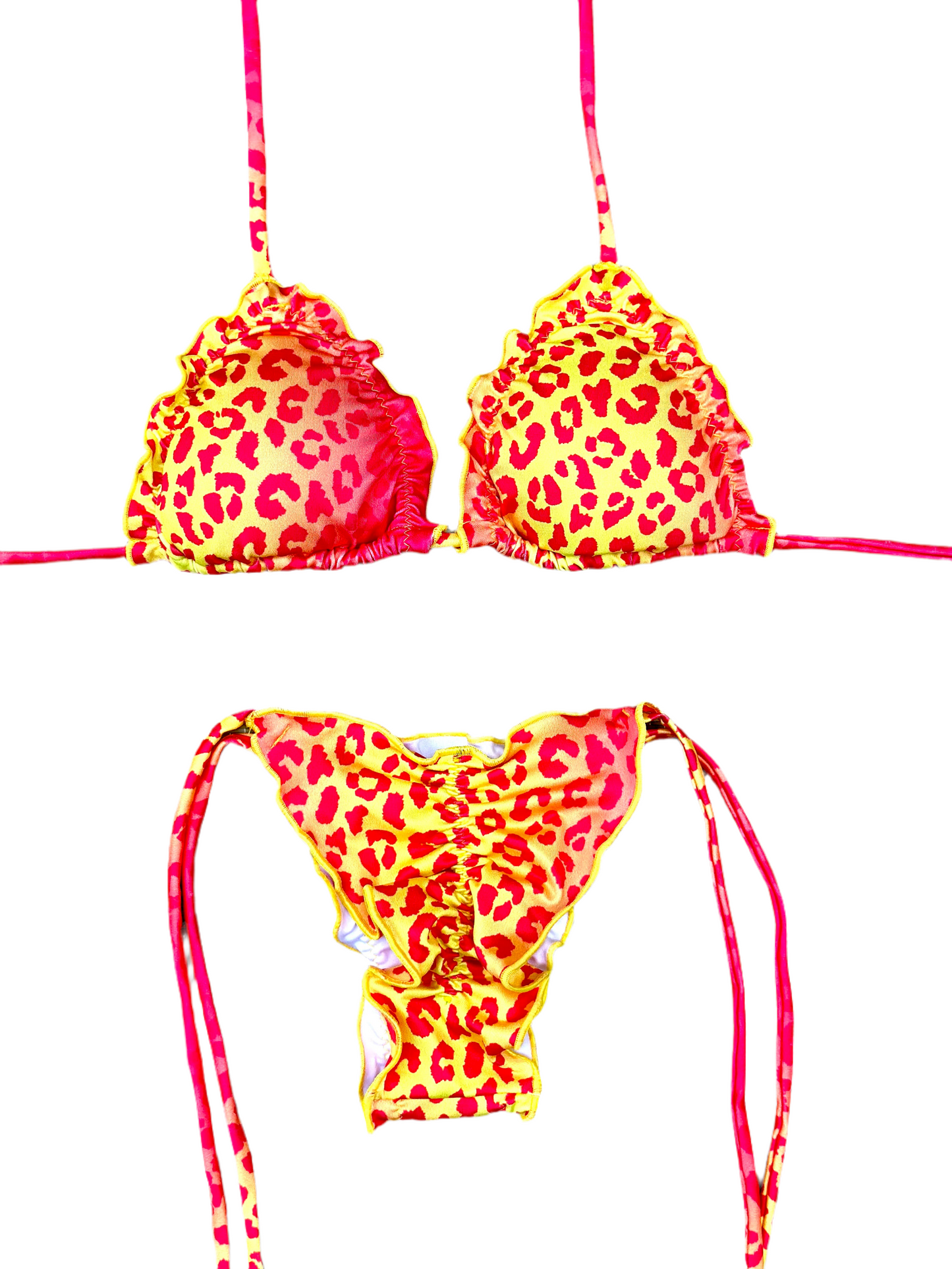 Pitanga Set - Padded Top with Padded Bra and Butt Lifting Panties