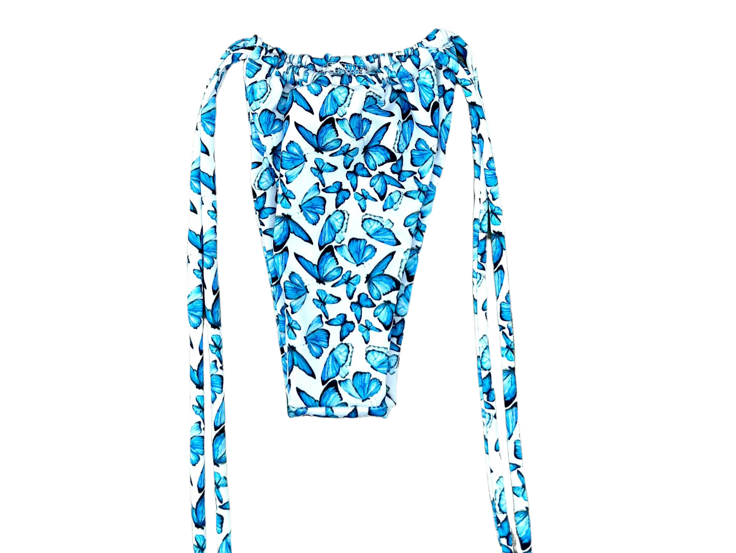 Curtain Panties with Tie-up Sea