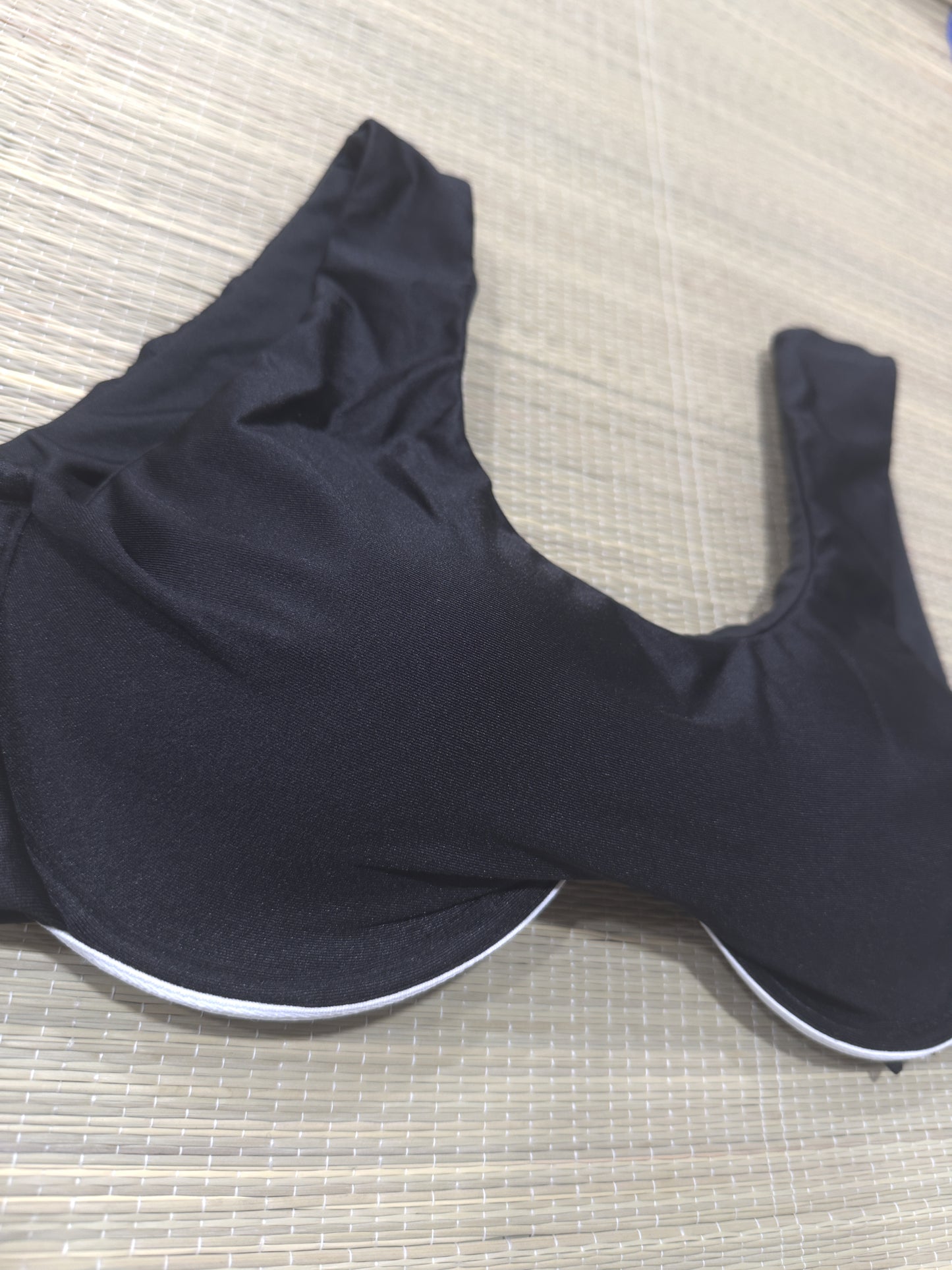 Black Martini Set - Support Top with Removable Pads and Delta Wing Panties