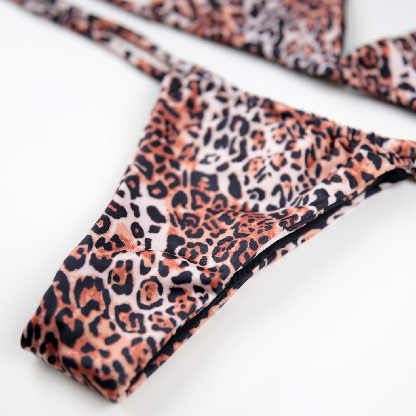 Leopard Print Curtain Top Without Pads